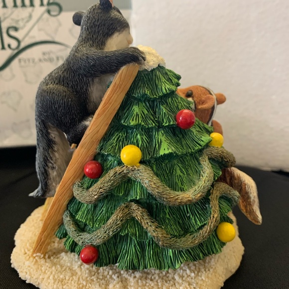 Fitz and Floyd Charming Tails Christmas Set/2 - Picture 6 of 10